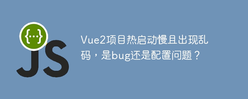 vue2项目热启动慢且出现乱码,是bug还是配置问题?