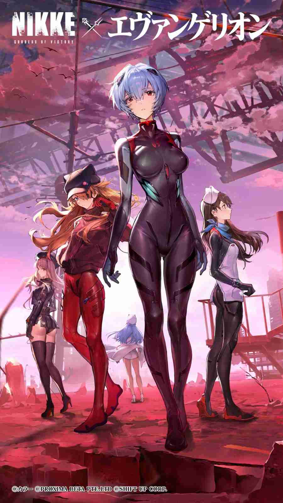 《妮姬：胜利女神》联动EVA第二弹壁纸 妹子曲线毕露