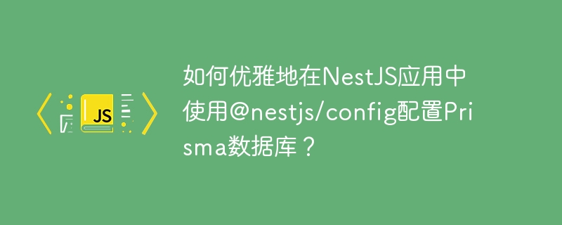 如何优雅地在nestjs应用中使用@nestjs/config配置prisma数据库？