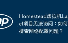Homestead虚拟机Laravel项目无法访问：如何排查网络配置问题？