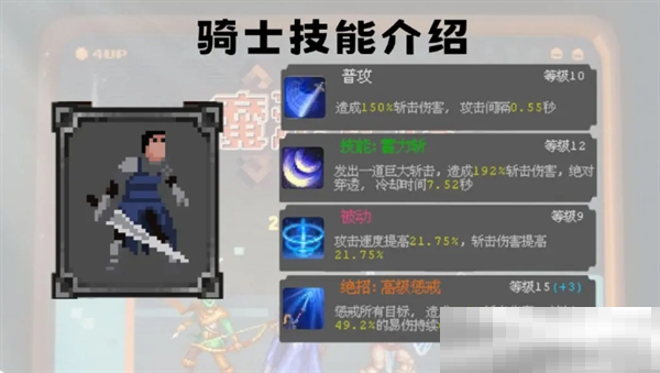 《魔法之路》骑士技能加点攻略