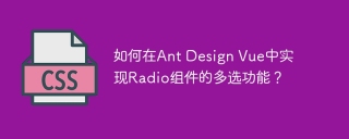 如何在Ant Design Vue中实现Radio组件的多选功能？