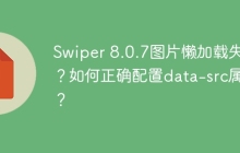 Swiper 8.0.7图片懒加载失效？如何正确配置data-src属性？