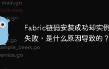 Fabric链码安装成功却实例化失败，是什么原因导致的？