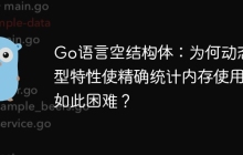 Go语言空结构体：为何动态类型特性使精确统计内存使用量如此困难？