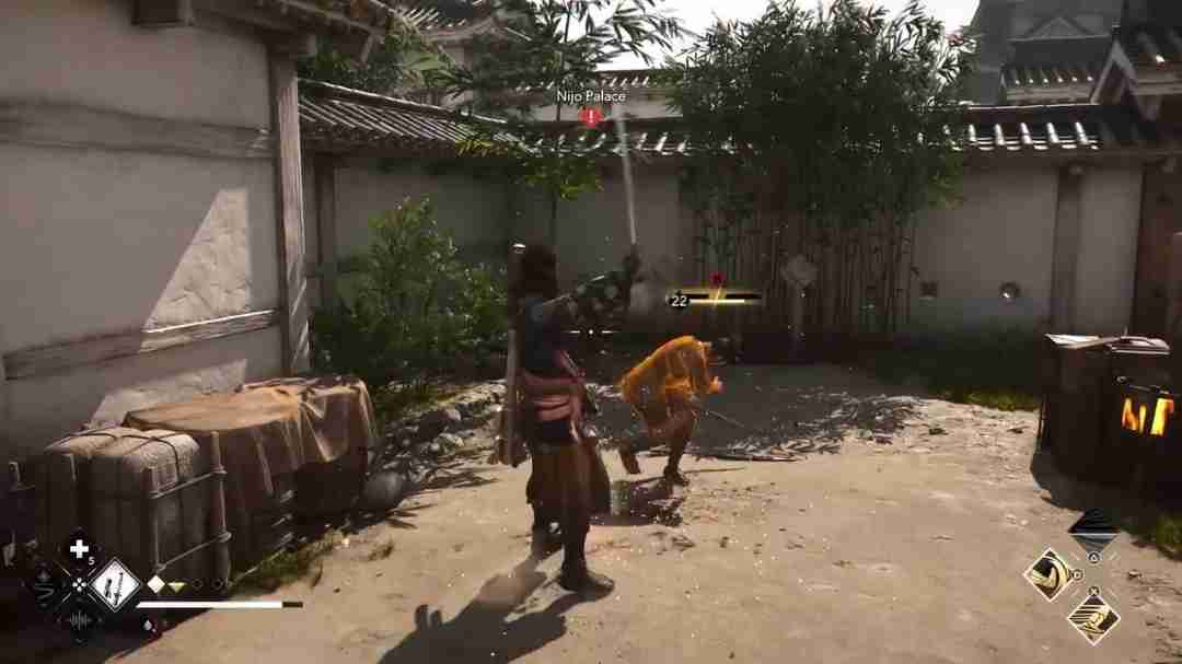 《刺客信条：影》新演示 展示奈绪江弥助战斗方式