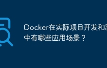 Docker在实际项目开发和部署中有哪些应用场景？