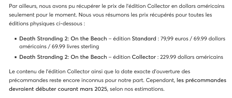 坤哥：《死亡搁浅2》有多种实体版 3月开启预购