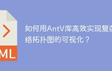 如何用AntV库高效实现复杂网络拓扑图的可视化？