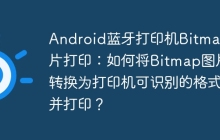 Android蓝牙打印机Bitmap图片打印：如何将Bitmap图片转换为打印机可识别的格式并打印？