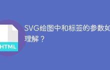 SVG绘图中和标签的参数如何理解？