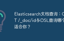 Elasticsearch文档查询：GET /_doc/id与DSL查询哪个更适合你？