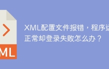 XML配置文件报错，程序运行正常却登录失败怎么办？