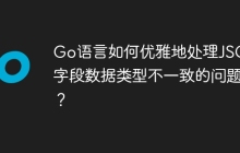 Go语言如何优雅地处理JSON字段数据类型不一致的问题？