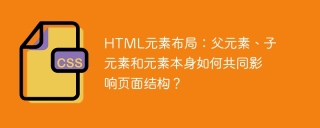 HTML元素布局：父元素、子元素和元素本身如何共同影响页面结构？