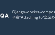 Django+docker-compose启动卡在“Attaching to”怎么办？