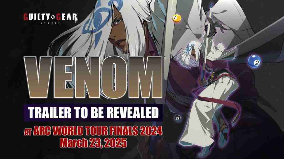 《罪恶装备：STRIVE》新DLC角色“Venom”视觉图公布 本月内上线