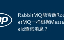 RabbitMQ能否像RocketMQ一样根据MessageId查询消息？