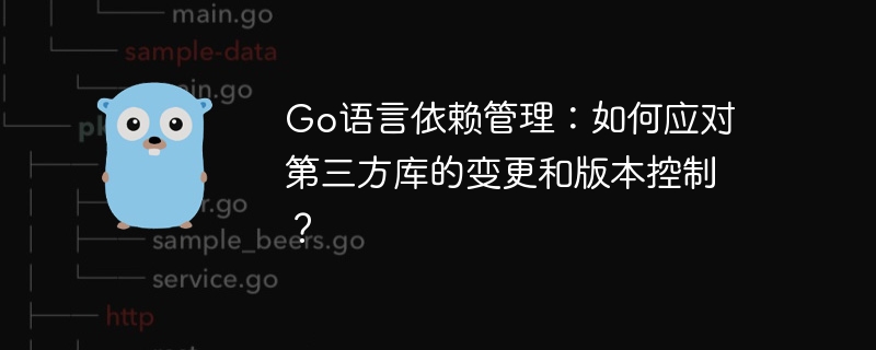 go语言依赖管理：如何应对第三方库的变更和版本控制？
