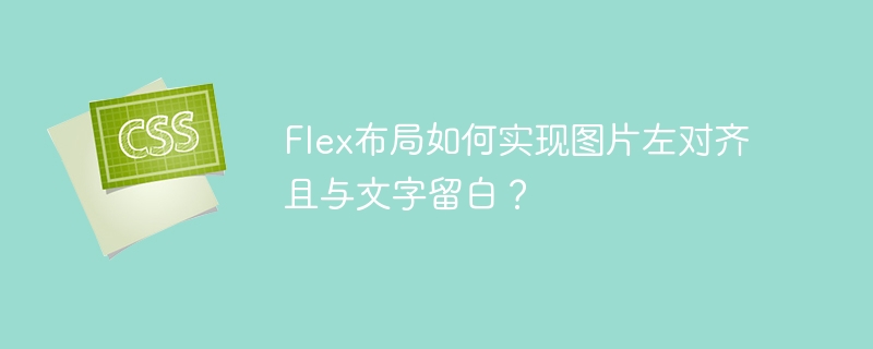 Flex布局如何实现图片左对齐且与文字留白？