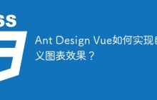Ant Design Vue如何实现自定义图表效果？