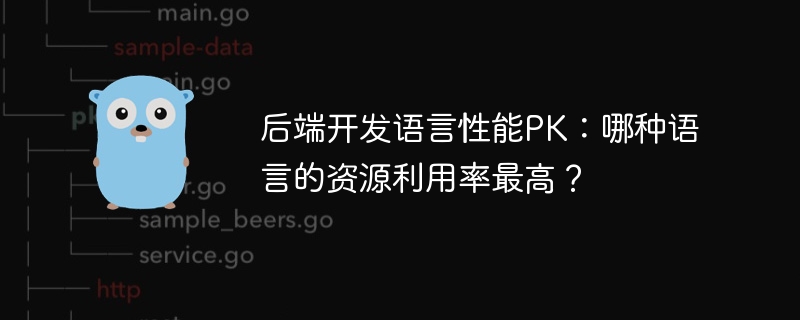 后端开发语言性能pk：哪种语言的资源利用率最高？