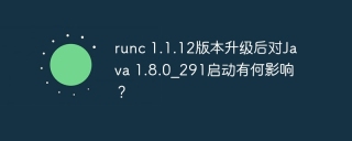 runc 1.1.12版本升级后对Java 1.8.0_291启动有何影响？