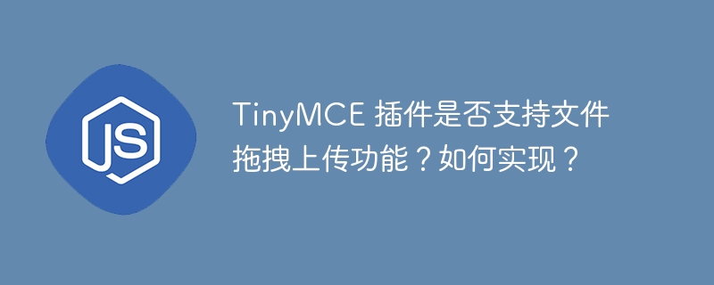 tinymce 插件是否支持文件拖拽上传功能？如何实现？