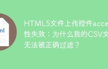 HTML5文件上传控件accept属性失效：为什么我的CSV文件无法被正确过滤？