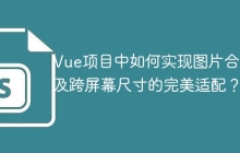 Vue项目中如何实现图片合并及跨屏幕尺寸的完美适配？