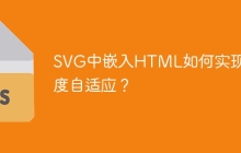 SVG中嵌入HTML如何实现高度自适应？