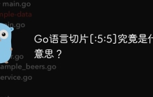 Go语言切片[:5:5]究竟是什么意思？