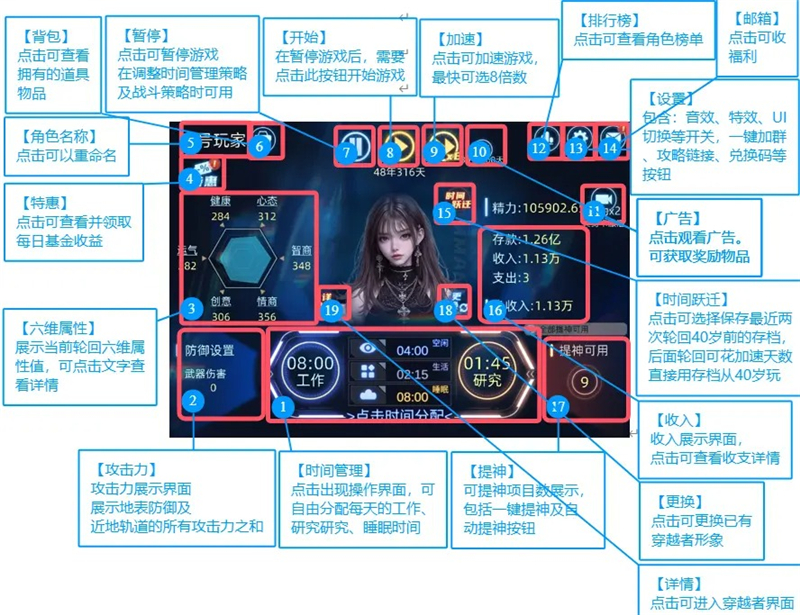 魔方时空游戏通用界面介绍