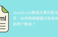 JavaScript数组元素匹配与合并：如何根据键值对高效地重组两个数组？
