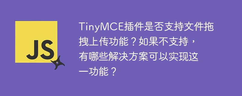 TinyMCE插件是否支持文件拖拽上傳功能？如果不支持，有哪些解決方案可以實(shí)現(xiàn)這一功能？-小浪學(xué)習(xí)網(wǎng)