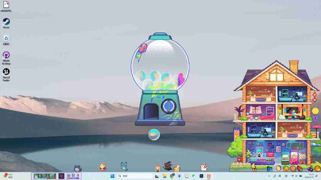 放置游戏《桌宠屋》Steam页面 年内发售