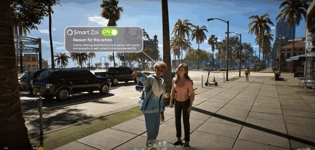 英伟达推出新驱动 利用AI增强《inZOI(云族裔)》体验