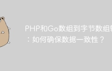 PHP和Go数组到字节数组转换：如何确保数据一致性？