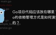 Go项目代码应该放在哪里？Go的依赖管理方式是如何演变的？