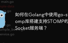 如何在Golang中使用go-stomp库搭建支持STOMP的WebSocket服务端？