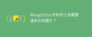 Wangeditorでリクエストヘッダーを必要とする画像をアップロードする方法は?