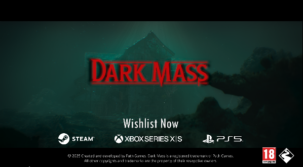 水下心理恐怖游戏《Dark Mass》将在2026年秋多平台登陆