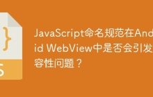 JavaScript命名规范在Android WebView中是否会引发兼容性问题？