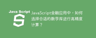JavaScript金融應用中，如何選擇合適的數學庫進行高精度計算？