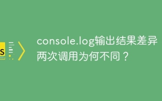 The difference in console.log output result: Why are the two calls different?