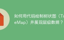 如何用代码绘制树状图（TreeMap）并展现层级数据？