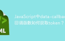 JavaScript中data-callback回调函数如何获取token？