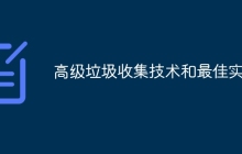 高级垃圾收集技术和最佳实践