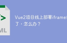 Vue2项目线上部署iframe白屏了，怎么办？