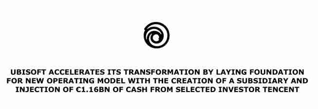 育碧建子公司纳入《AC》等热门游戏 腾讯持股25%